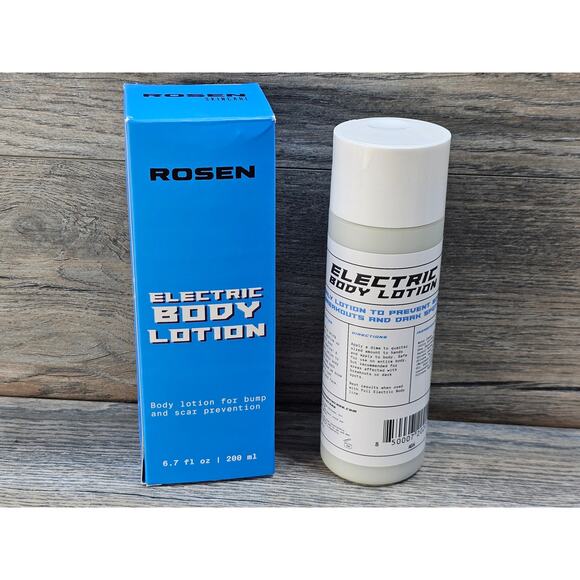 Rosen Electric Body Lotion Bump &Scar Prevention Acne Tea Tree Grapeseed 6.7 Oz - Picture 1 of 6